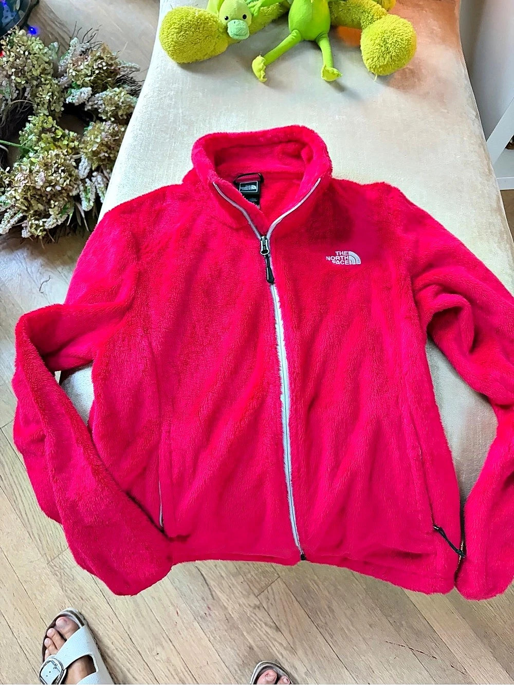 The North Face Osito Fleece Jacket Red Full-Zip
